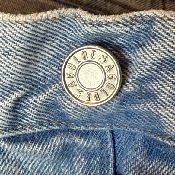 Agolde Parker Long denim blue jeans shorts in Swapmeet size 26 style A9010-811 - Picture 8 of 11